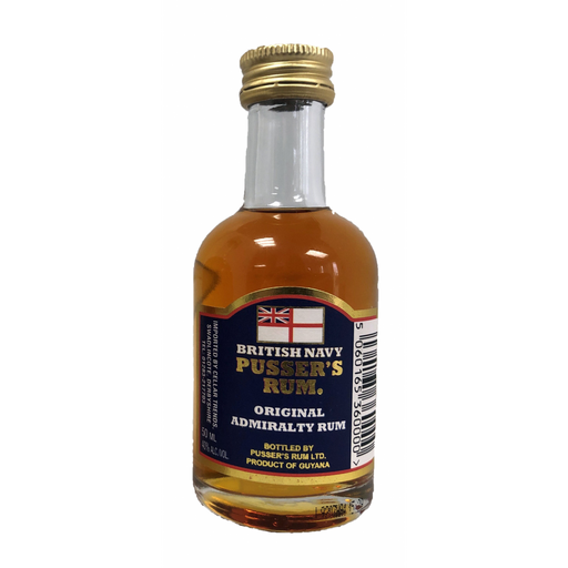Rum Pusser's Navy Blue Label 5CL is een rum blend van de Britse marine