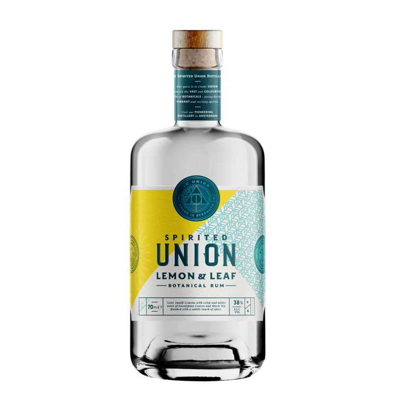 Je kunt nu Rum Union Lemon&Leaf Botanical kopen in onze slijterij in Amsterdam West of hier online bestellen  