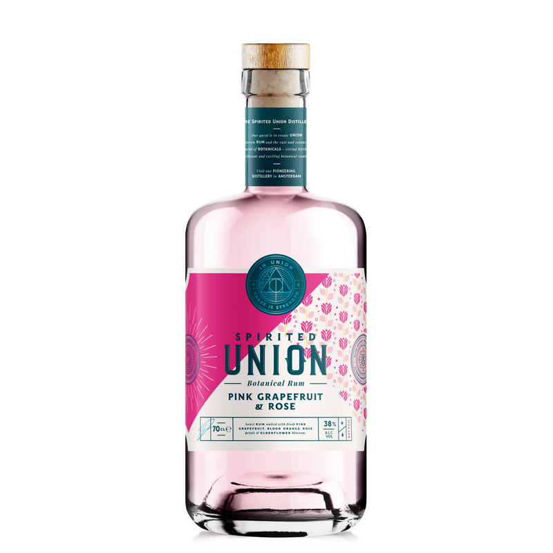 Je kunt nu Rum Union Pink Grapefruit & Rose kopen in onze slijterij in Amsterdam West of hier online bestellen  