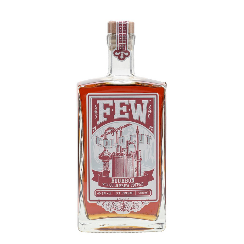 De Whiskey FEW Bourbon Cold Cut is een award winnende Amerikaanse Whiskey met cold brew coffee.