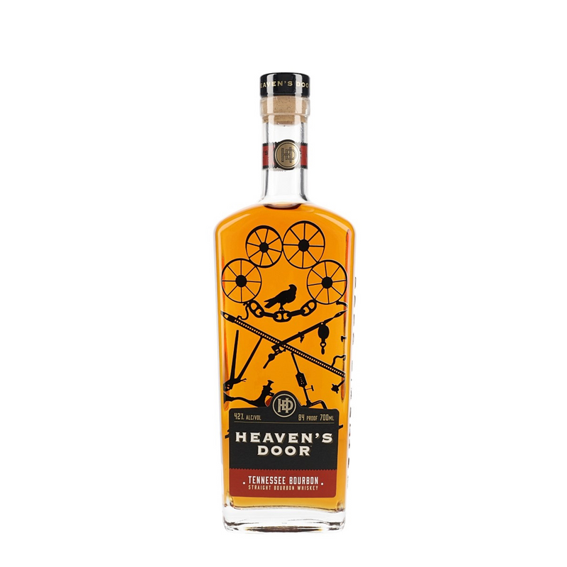 Heaven's Door Straight Bourbon Whiskey is een Amerikaanse Whiskey die 6 jaar gerijpt heeft op Amerikaans eikenhout. 