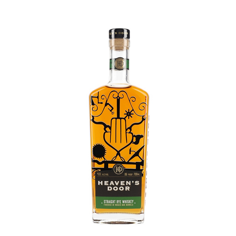 Heaven’s Door Straight Rye is een Straight Rye Whiskey die 7 jaar heeft gerijpt op nieuw Amerikaans eikenhout.