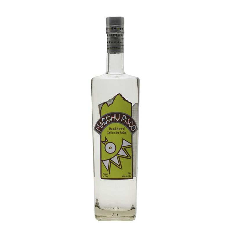 Pisco Macchu, The Spirit Of The Andes wordt geproduceerd in Peru die zich kenmerkt door kruidige, grasachtige en aardse tonen.