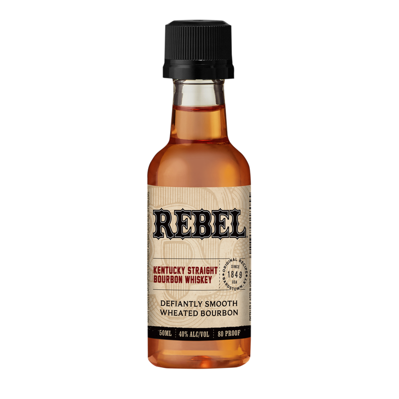 Je kunt nu Whiskey Rebel Yell Straight Bourbon Miniature 5cl kopen in onze slijterij in Amsterdam West of hier online bestellen  