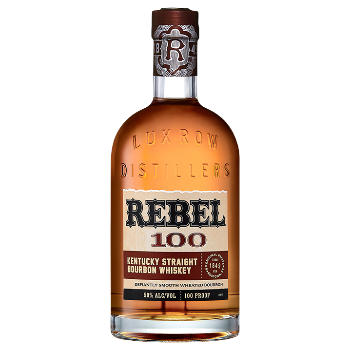De Rebel Kentucky Straight Bourbon Whiskey 100 proof is een Amerikaanse whiskey met tonen van honing. 