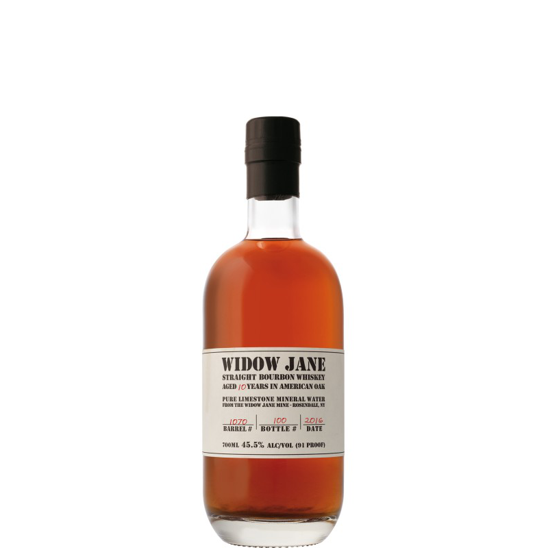 De Whiskey Widow Jane Bourbon 10Y  is een blend van verschillende straight bourbons, die 10 jaar gerijpt heeft. 