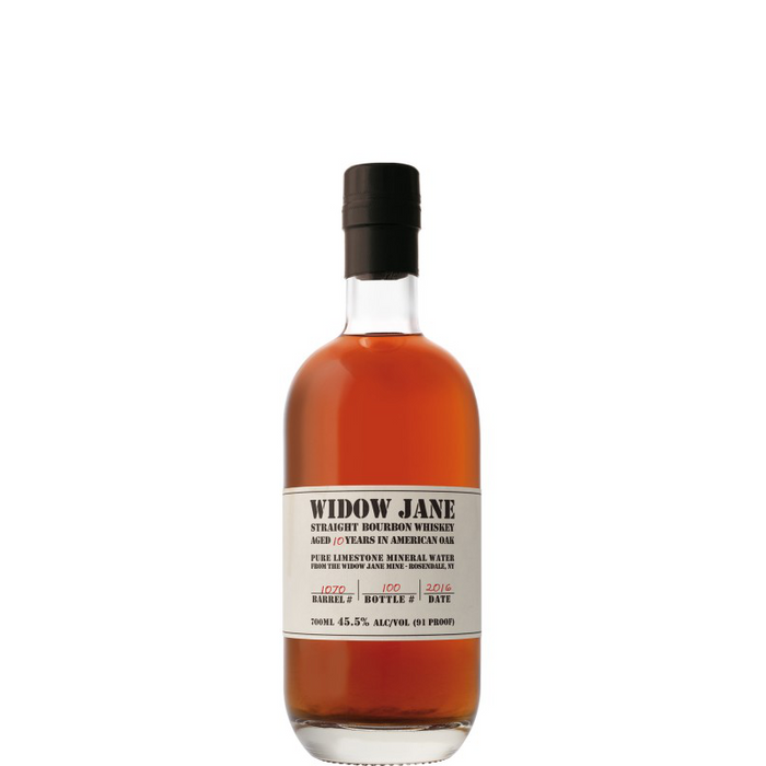 De Whiskey Widow Jane Bourbon 10Y  is een blend van verschillende straight bourbons, die 10 jaar gerijpt heeft. 