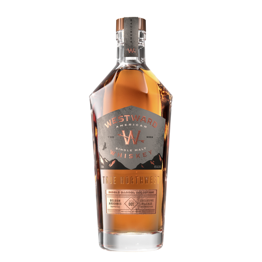 De Westward American Single Malt Belgian Ardennes is een Amerikaanse Whiskey die gemaakt wordt met gist van een lokale boer uit de Belgische Ardennen.
