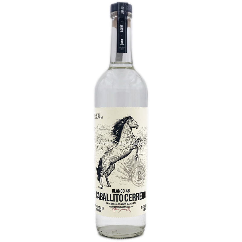 Agave Spirit Caballito Cerrero 46 bevat citrus aroma's en een lange rokerige afdronk van gekookte agave. 