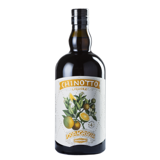 De Doragrossa Chinotto Likeur is een Italiaanse likeur gemaakt op basis van Chinotto, een kleine citrusvrucht.
