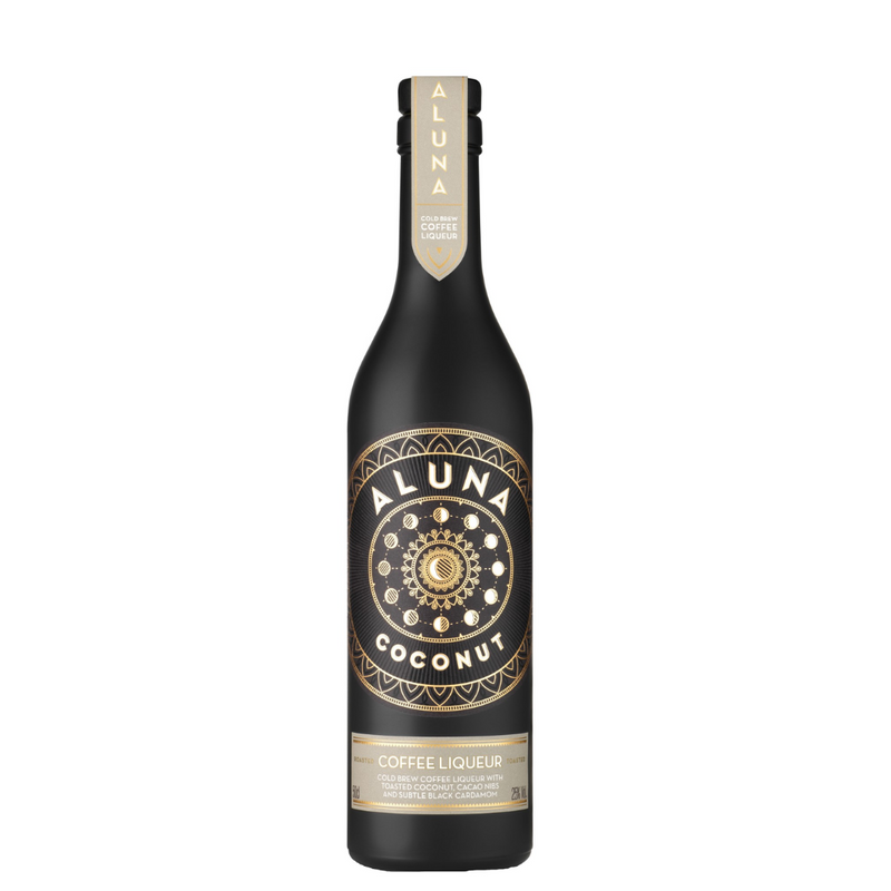 Aluna Coconut Coffee Likeur is een blend van de Aluna Coconut Rum en 100% Arabica cold brew koffie, cacao en zwarte kardemon. 