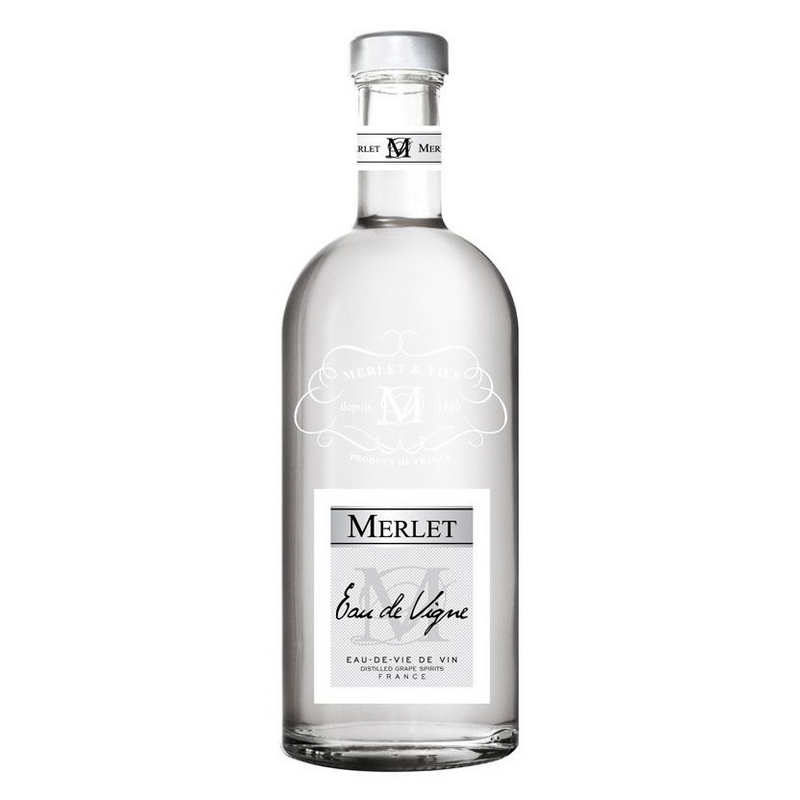 De Merlet Eau de Vigne Cognac is een Franse gedistilleerde wijn met een ronde en droge smaak en fruit en bloementonen