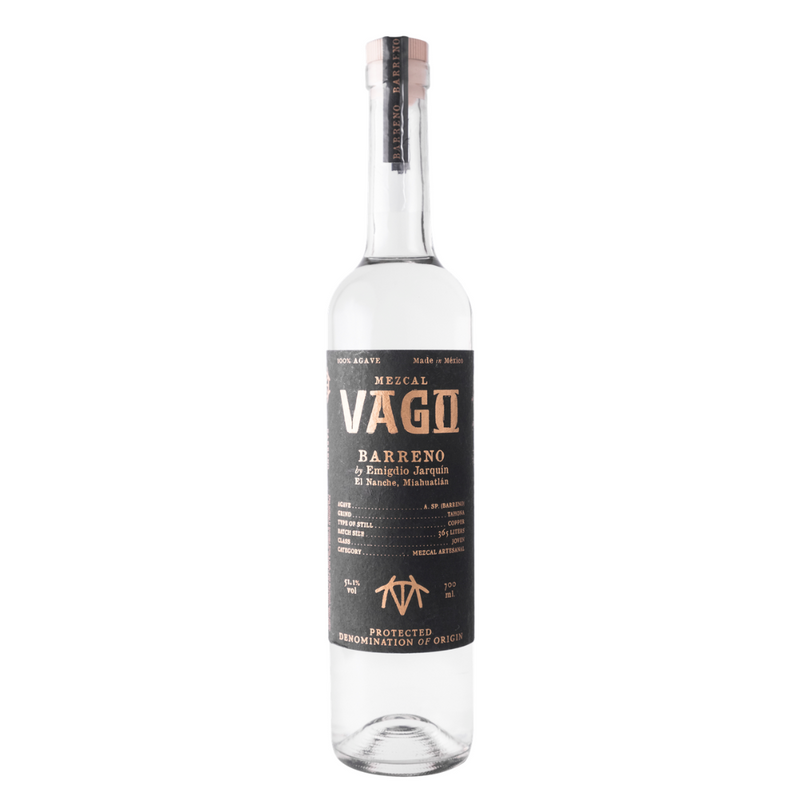 Mezcal vago barreno wordt geproduceerd in Oaxaca, Mexico.
