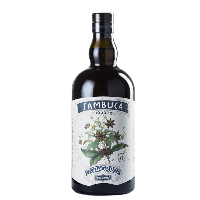 De Doragrossa Sambuca Likeur is een heerlijke zachte Italiaanse anijslikeur. 