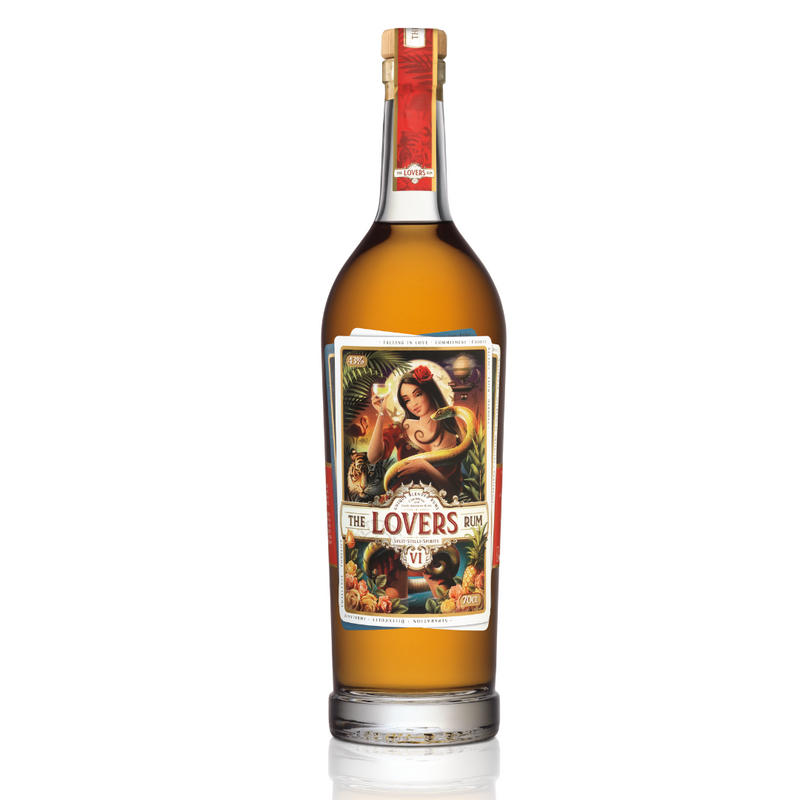 Rum The Lovers is een blend van rums uit 5 verschillende regio’s. 