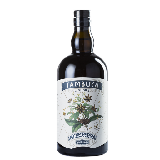 De Doragrossa Sambuca Likeur is een heerlijke zachte Italiaanse anijslikeur.