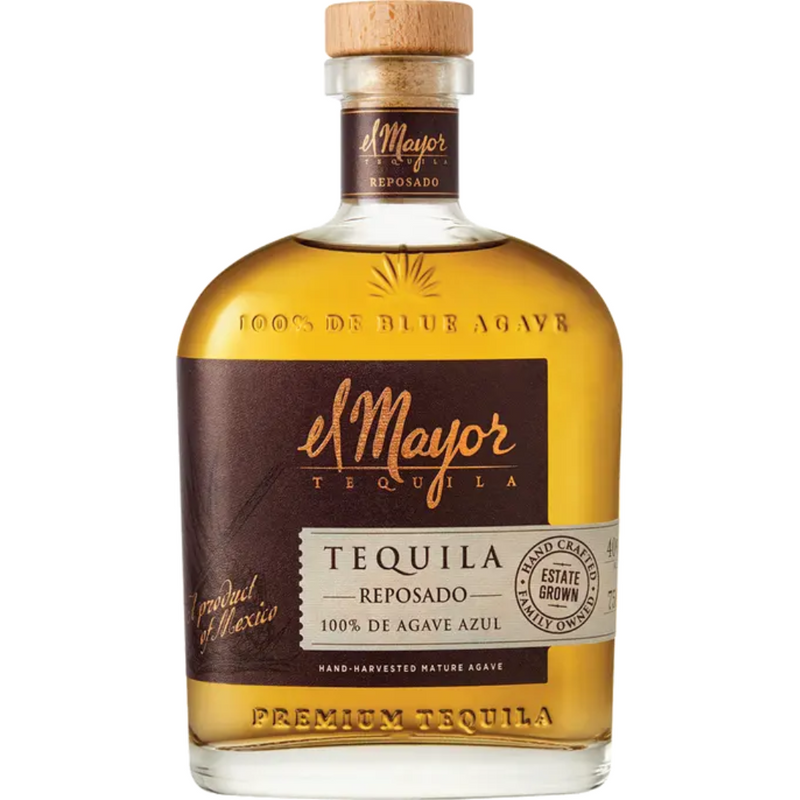 De El Mayor Reposado Tequila heeft een fruitig karakter met een hint van spice en karamel.