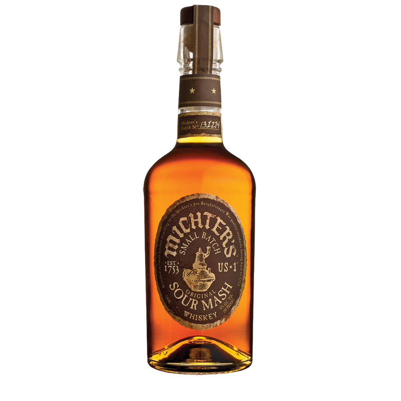 Whiskey Michter's Sour Mash is een Amerikaanse whiskey met zachte zoetheid en tonen van honing, citrus, kaneel en geroosterd eiken.